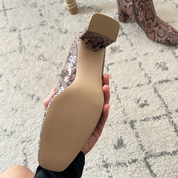 Steve Madden Snake Skin Booties - Picture 2 of 3